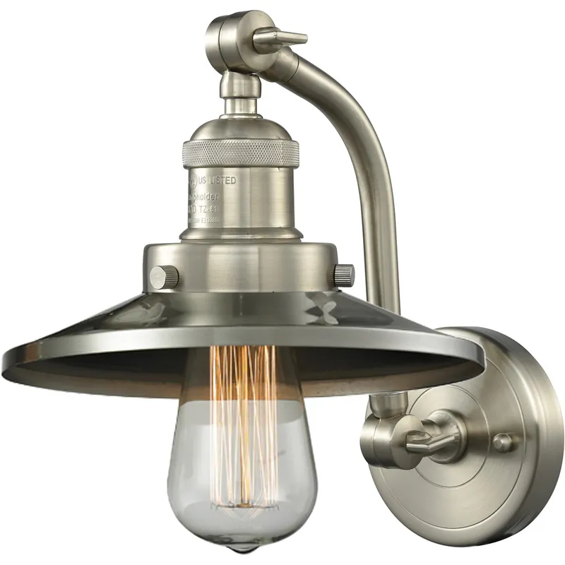 Don’t Miss Out Franklin Restoration Railroad LED 5 inch Brushed Satin Nickel Sconce Wall Light, Franklin Restoration