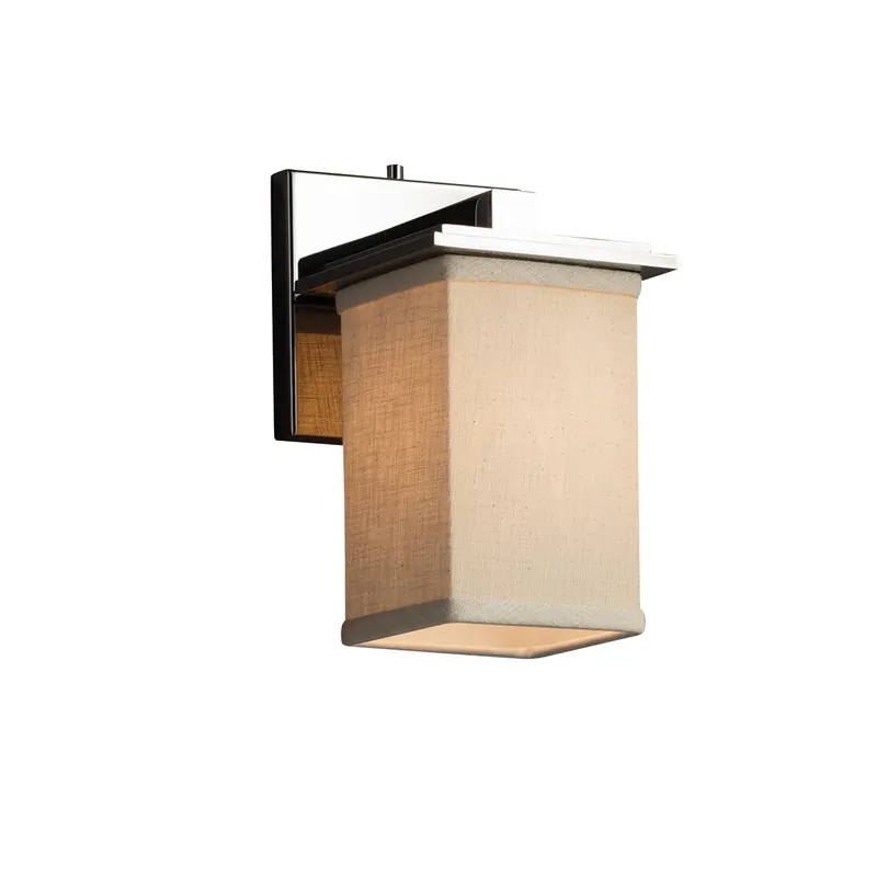 Special Discount Textile LED 5 inch Brushed Nickel Wall Sconce Wall Light