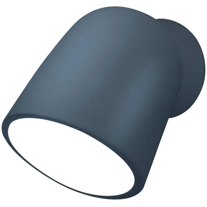 Budget Ambiance Collection LED 5.5 inch Matte White and Champagne Gold Wall Sconce Wall Light