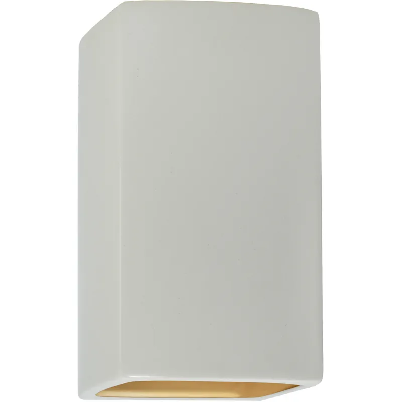Low Price Ambiance LED 5.25 inch Matte White/Champagne Gold ADA Wall Sconce Wall Light