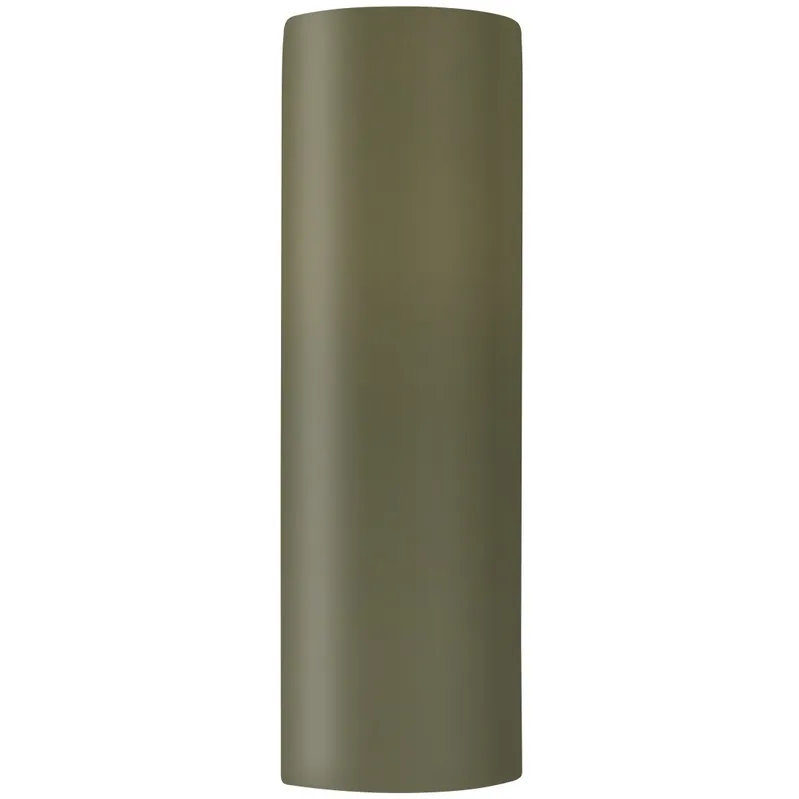 Buy Direct Ambiance 1 Light 5.25 inch Matte Green Wall Sconce Wall Light