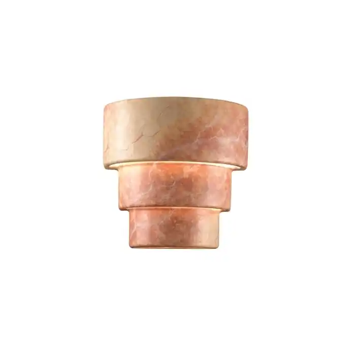 Ambiance Terrace LED 10.75 inch Carrara Marble Wall Sconce Wall Light, Small Trusted Brand