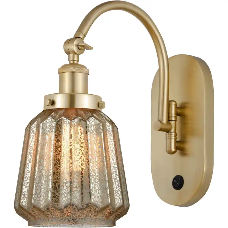 Franklin Restoration Chatham 1 Light 7 inch Satin Gold Sconce Wall Light Factory Price
