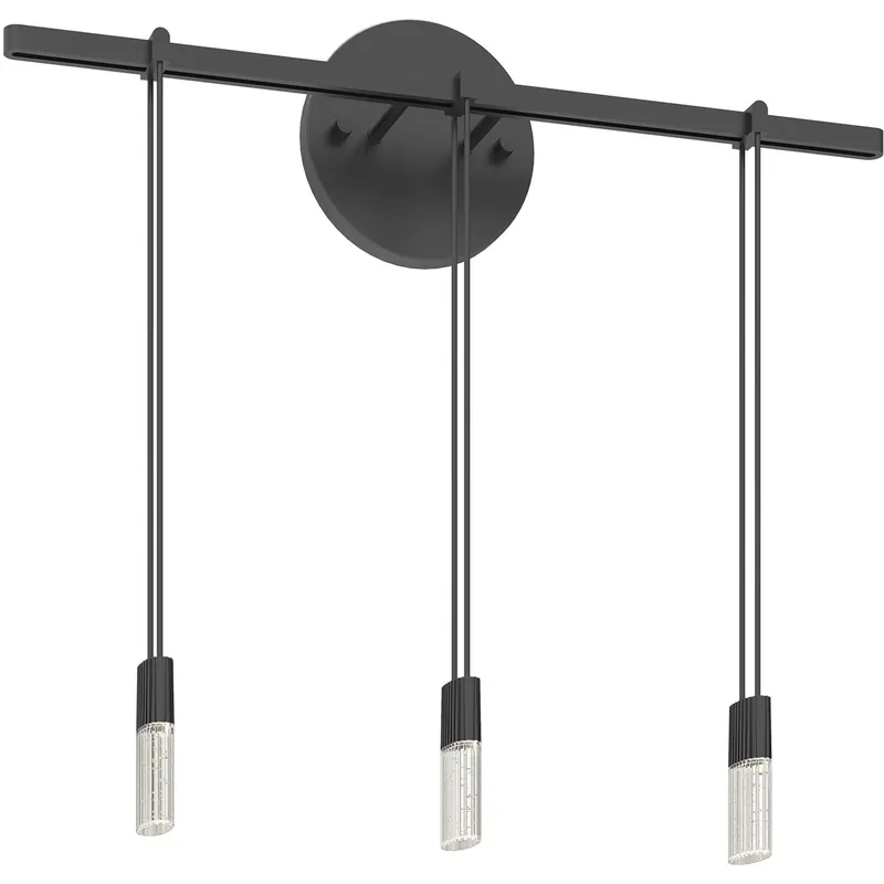 Suspenders LED 19 inch Satin Black ADA Sconce Wall Light Final Sale