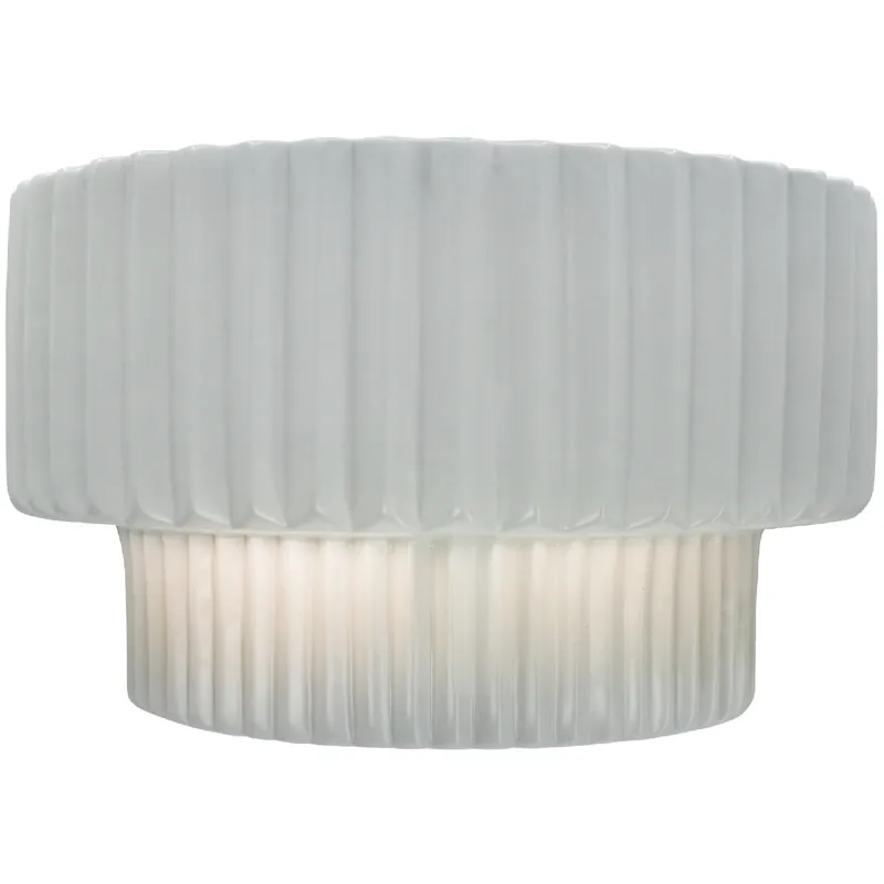 Get Yours Ambiance 1 Light 10 inch Gloss White Wall Sconce Wall Light