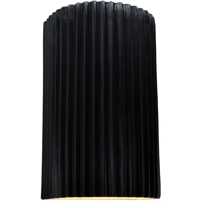 Ambiance LED 5.75 inch Carbon Matte Black ADA Wall Sconce Wall Light Crafted