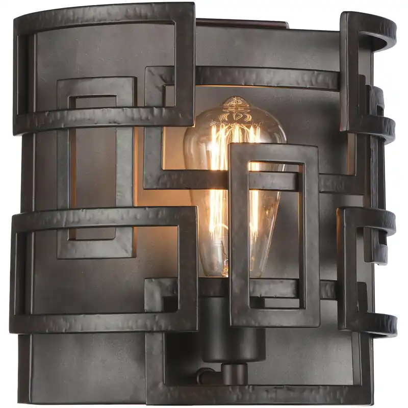 Litani 1 Light 9 inch Brown Wall Light Super Sale