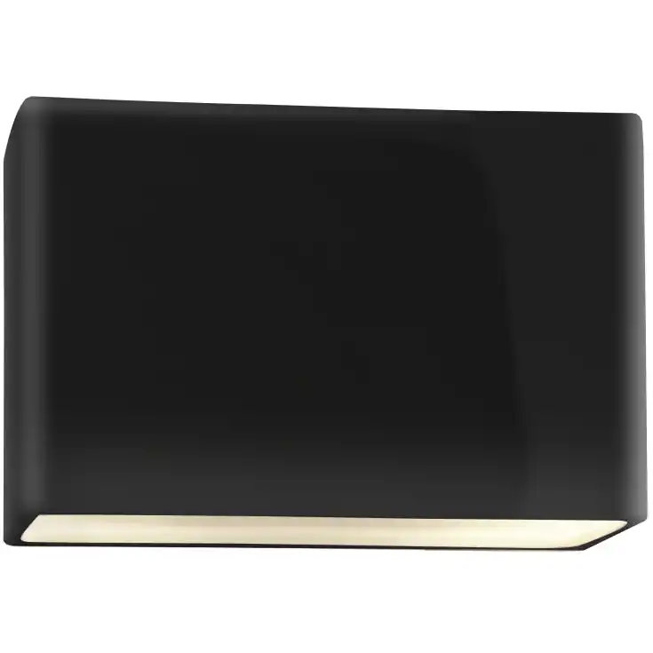 Special Offer Ambiance 1 Light 10 inch Matte Black ADA Wall Sconce Wall Light