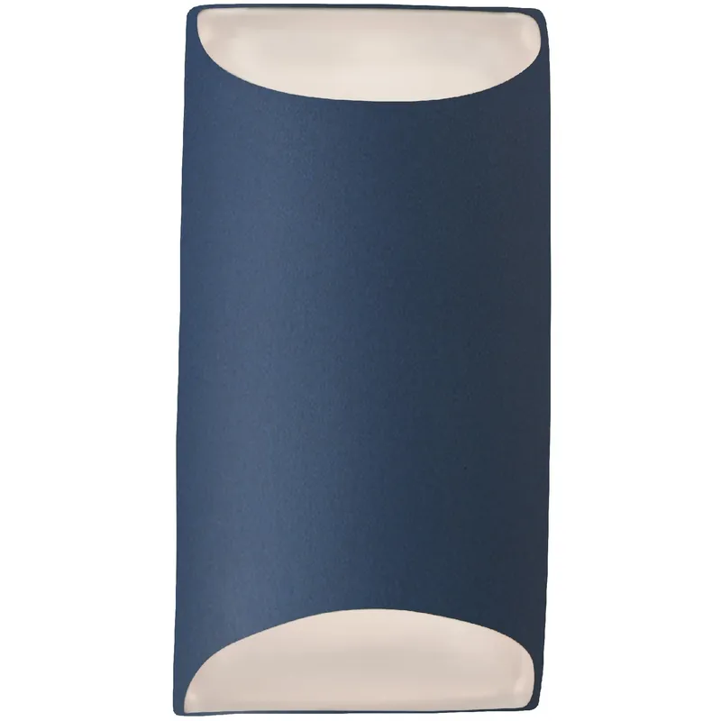 Free Shipping Ambiance 1 Light 5.5 inch Midnight Sky and Matte White Wall Sconce Wall Light