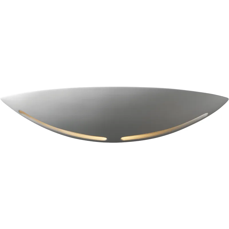 Ambiance Slice LED 18.75 inch Hammered Pewter ADA Wall Sconce Wall Light, Small Secure Checkout