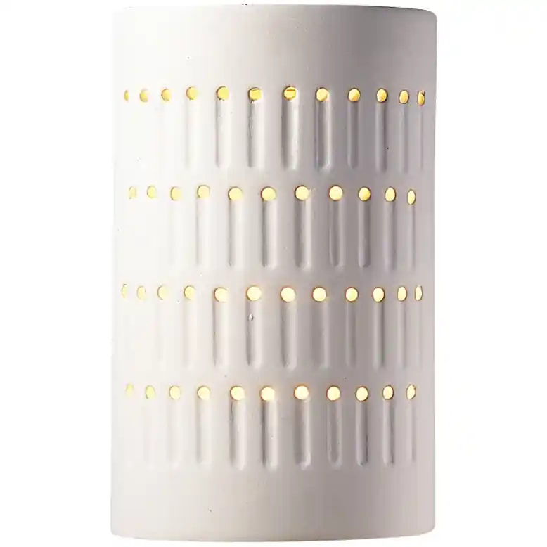 Exclusive Ambiance Cactus Cylinder LED 5.75 inch Rust Patina Wall Sconce Wall Light, Small