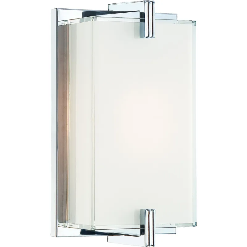Must Have Cubism 1 Light 7 inch Chrome ADA Wall Sconce Wall Light in Incandescent