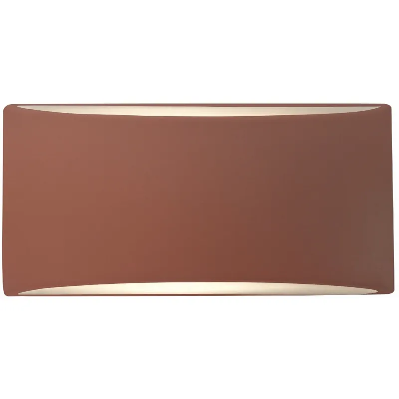 Ambiance 1 Light 10 inch Canyon Clay Wall Sconce Wall Light Cheap