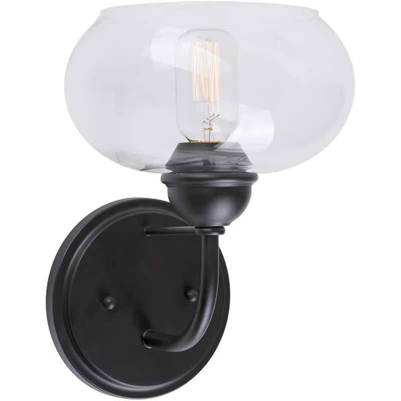 Cameron 1 Light 5 inch Black Wall Sconce Wall Light Top Rated