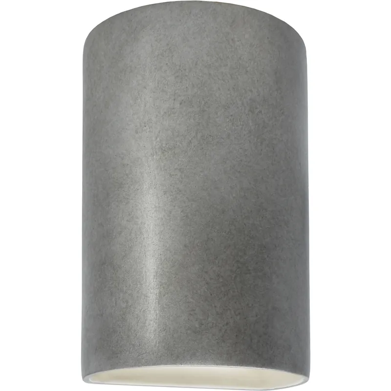 Ambiance Cylinder LED 5.75 inch Antique Silver ADA Wall Sconce Wall Light, Small Exclusive Offer