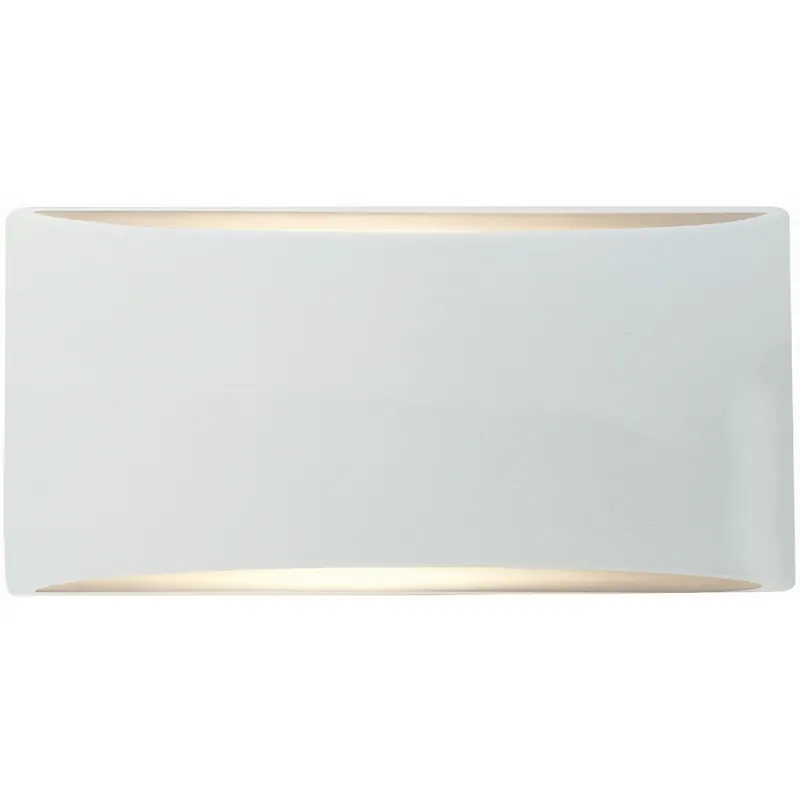 Ambiance LED 10 inch Gloss White ADA Wall Sconce Wall Light Authentic
