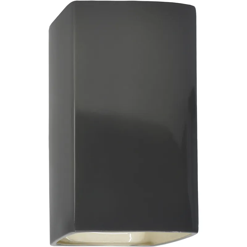 Ambiance 1 Light 5.25 inch Gloss Grey ADA Wall Sconce Wall Light Free Shipping