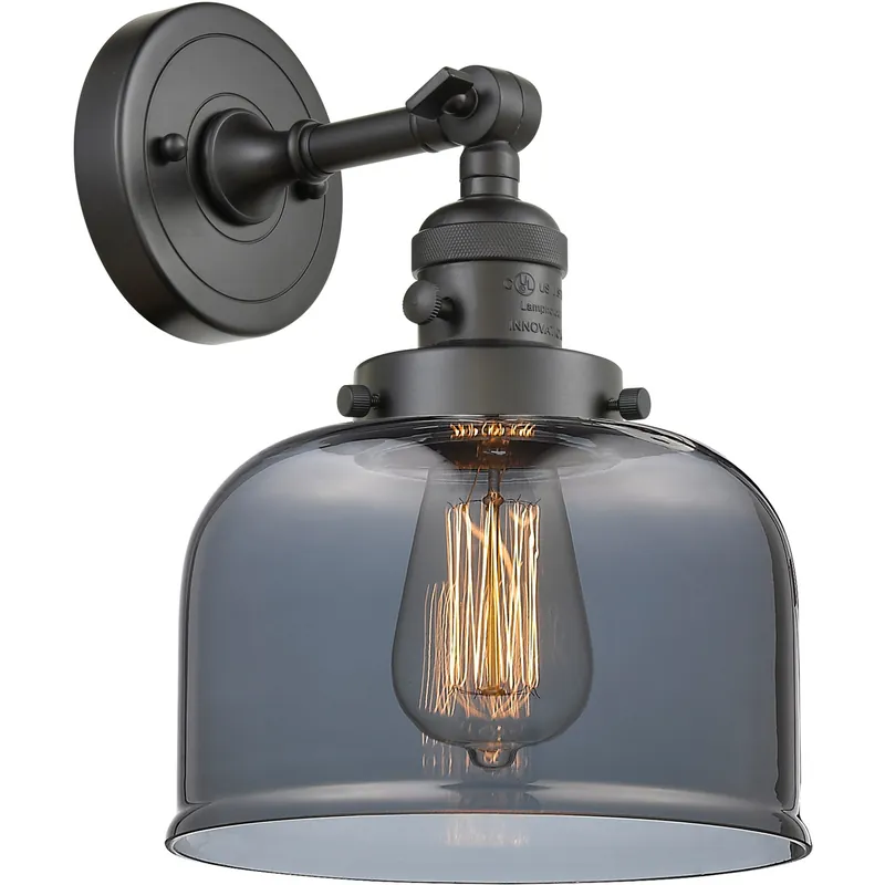 Exclusive Offer Franklin Restoration Large Bell LED 8 inch Oil Rubbed Bronze Sconce Wall Light, Franklin Restoration