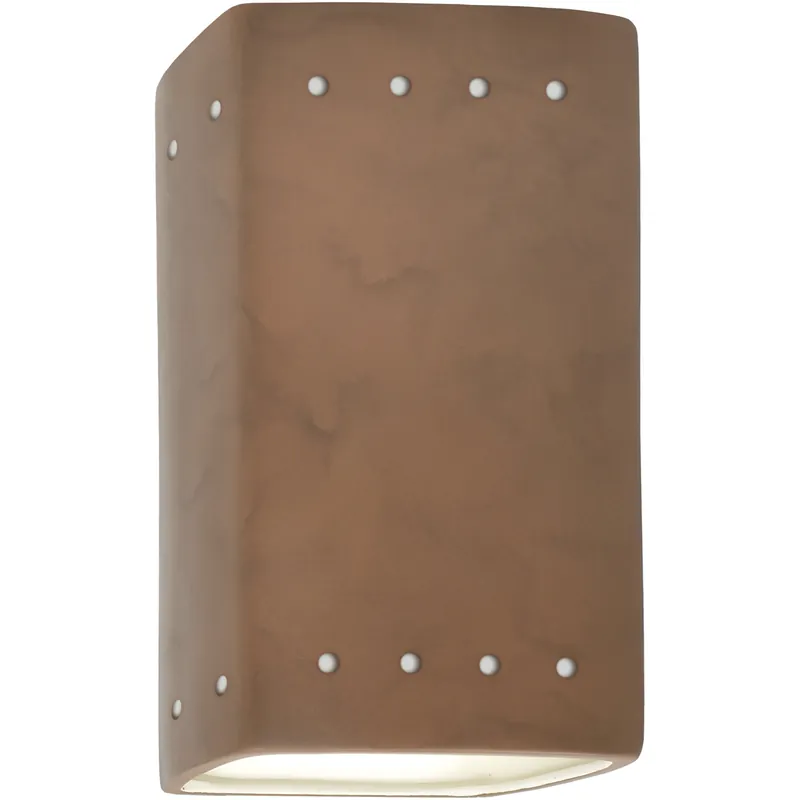 Get Yours Ambiance LED 5 inch Terra Cotta Wall Sconce Wall Light