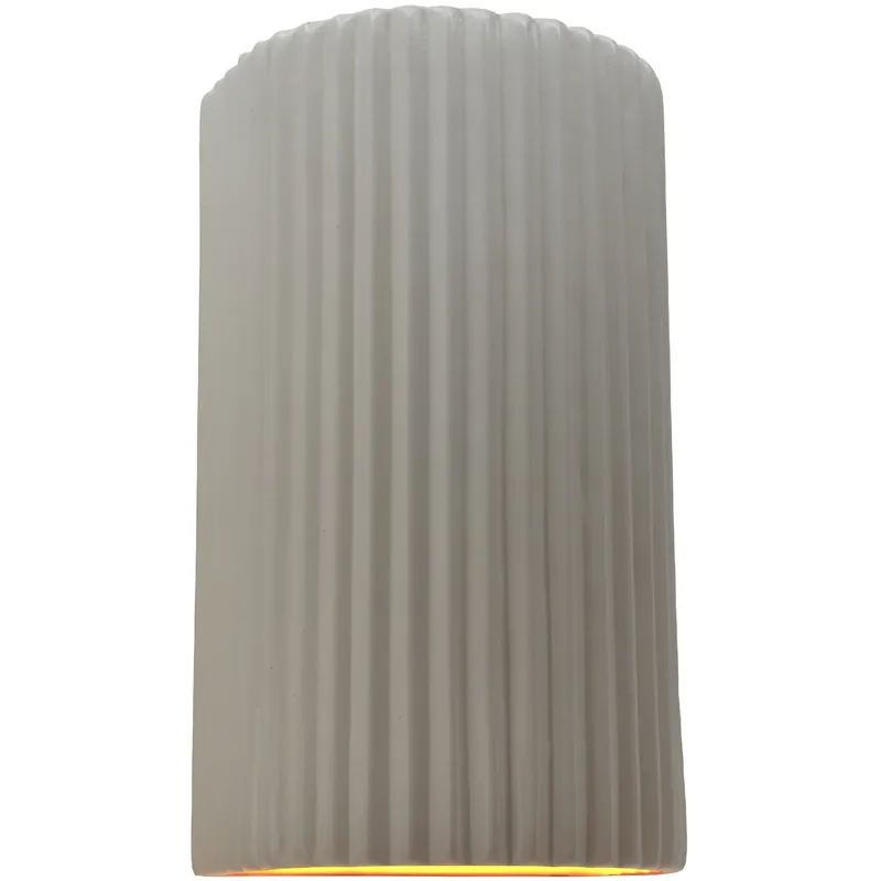Free Returns Ambiance LED 7.75 inch Matte White and Champagne Gold ADA Wall Sconce Wall Light