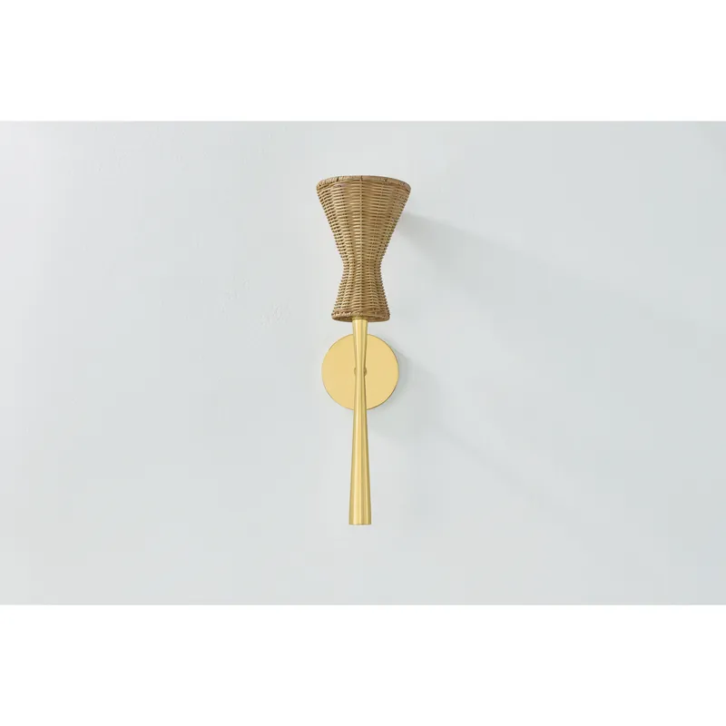 Special Offer Honey 1 Light 5.5 inch Aged Brass Wall Sconce Wall Light