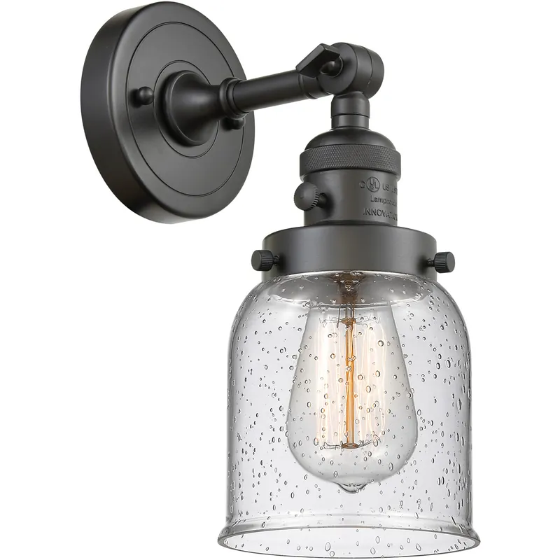 Franklin Restoration Small Bell LED 5 inch Oil Rubbed Bronze Sconce Wall Light, Franklin Restoration Time-Limited