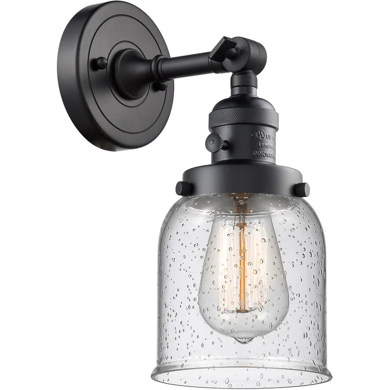Franklin Restoration Small Bell LED 5 inch Matte Black Sconce Wall Light, Franklin Restoration Latest