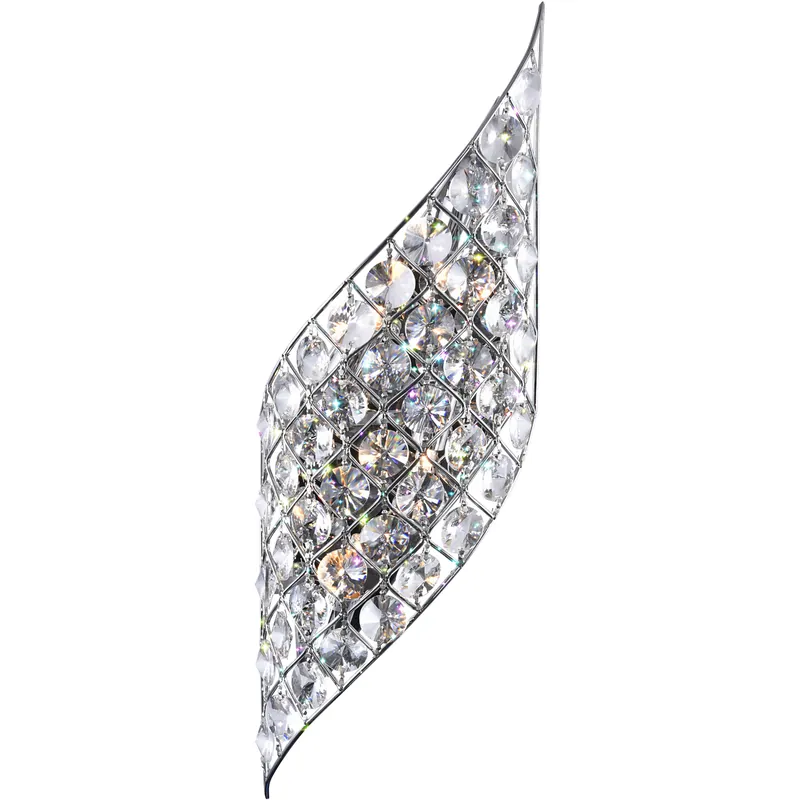 Certified Chique 4 Light 7 inch Chrome Wall Light