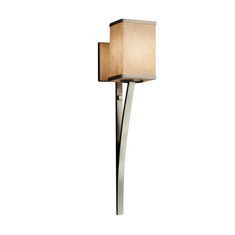 Textile LED 5 inch Matte Black Wall Sconce Wall Light Viral