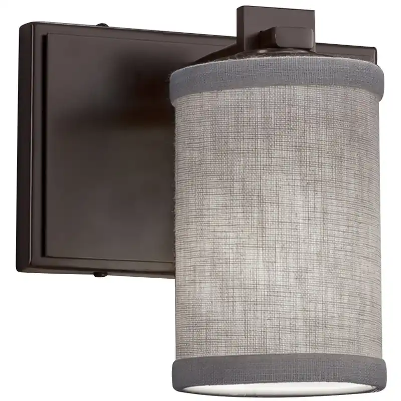 Super Sale Textile 1 Light 7 inch Dark Bronze Wall Sconce Wall Light, Era Family, Choices