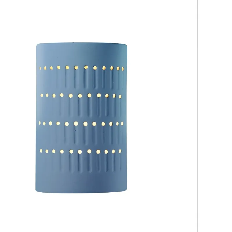 Hot Deal Ambiance 1 Light 5.75 inch Sky Blue Wall Sconce Wall Light