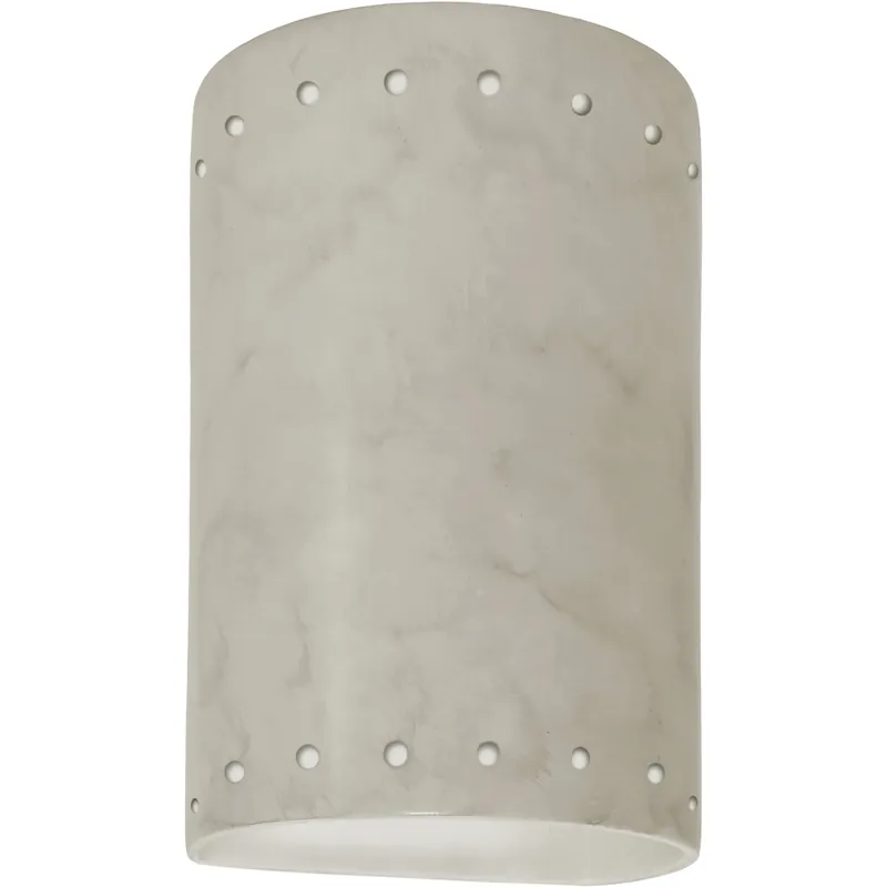 While Supplies Last Ambiance Cylinder LED 5.75 inch Antique Patina ADA Wall Sconce Wall Light, Small