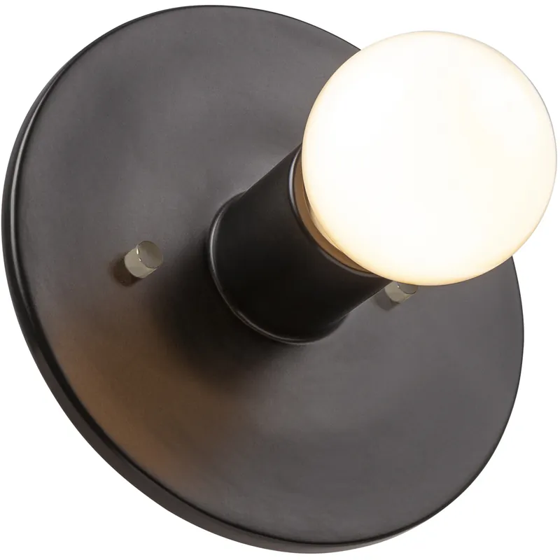 Ambiance Collection 1 Light Carbon Matte Black Wall Sconce Wall Light Cheap