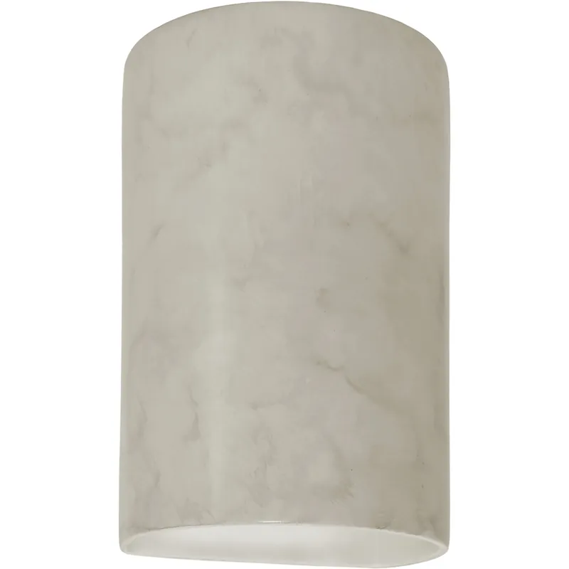 Warranty Included Ambiance Cylinder LED 5.75 inch Antique Patina Wall Sconce Wall Light, Small