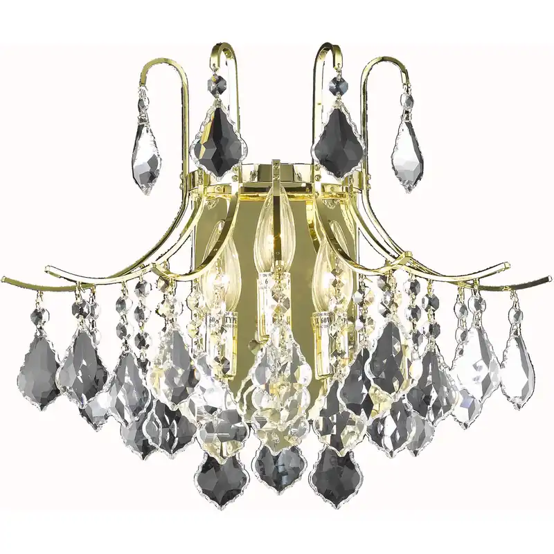 Bulk Order Amelia 3 Light 16 inch Gold Wall Sconce Wall Light