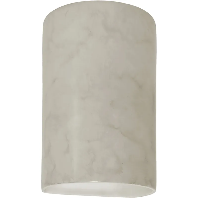 Direct From Factory Ambiance Cylinder LED 7.75 inch Antique Patina ADA Wall Sconce Wall Light, Large