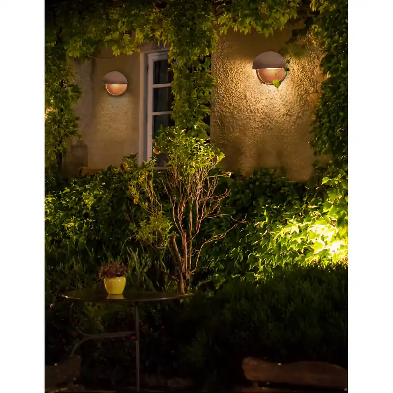 Ambiance LED 8 inch Harvest Yellow Slate ADA Wall Sconce Wall Light, Closed Top Fixture, Dome Top Pick
