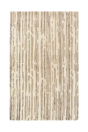 York 63 X 39 inch Neutral and Brown Area Rug, Wool and Viscose Don’t Miss Out
