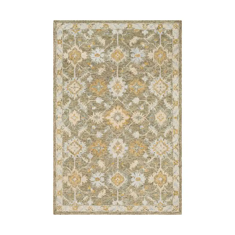 Special Discount Jocosa 36 X 24 inch Olive/Khaki/Light Gray/Medium Gray/Wheat Rugs, Rectangle
