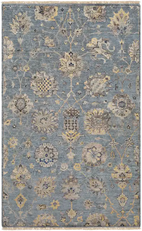Deal Farrar 36 X 24 inch Aqua Rug, Rectangle