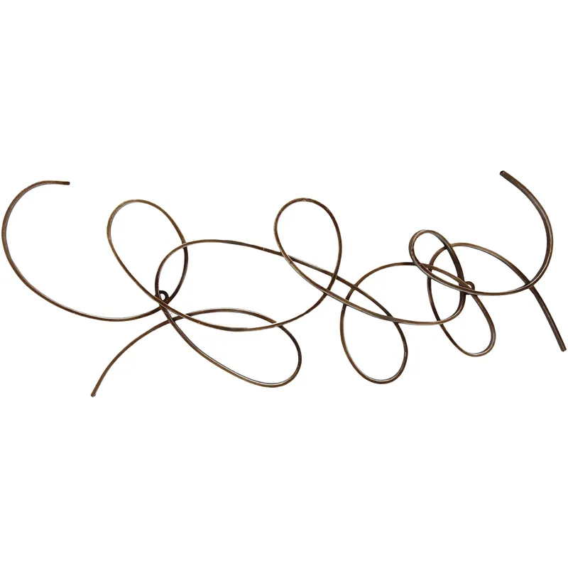 Hot Picks Scroll One Antique Silver Wall Décor