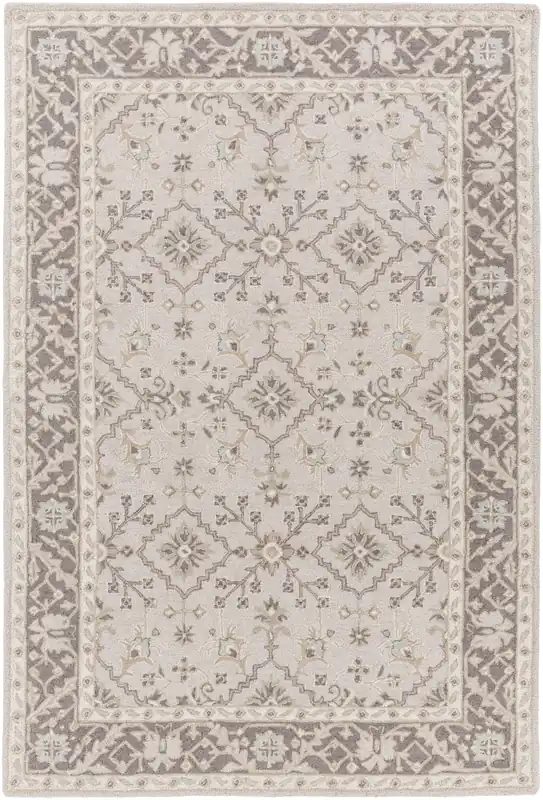 Susan 108 X 72 inch Medium Gray Rug, Rectangle Flash Sale
