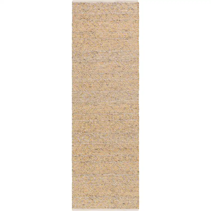 Price Drop Ingrid 96 X 30 inch Brown and Neutral Runner, Wool, Silk, and Viscose