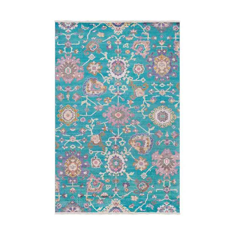 Gorgeous 36 X 24 inch Teal/Dark Purple/Mauve/Khaki/Camel/Wheat/Rose Rugs, Rectangle Trusted Brand