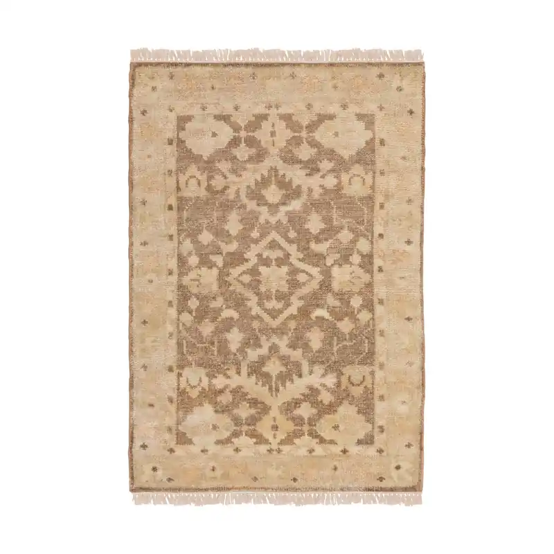 Fantasia 36 X 24 inch Cream/Taupe/Dark Brown/Khaki/Tan/Wheat/Camel/Moss Rugs, Wool Hassle-Free Returns
