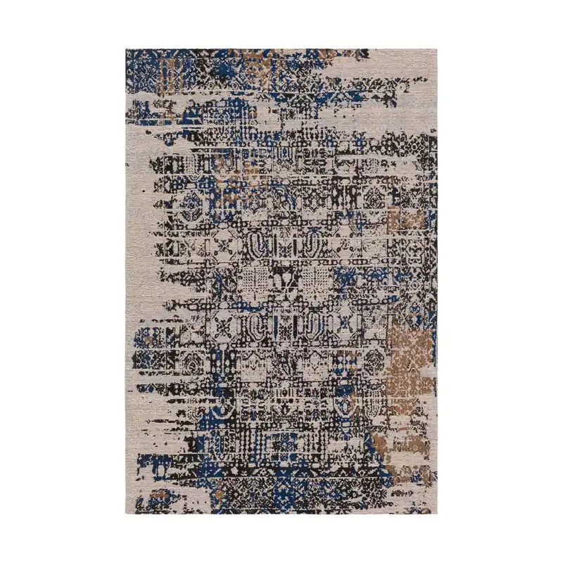Buy Direct Amsterdam 36 X 24 inch Navy/Charcoal/Camel/Ivory/Denim Rugs, Rectangle