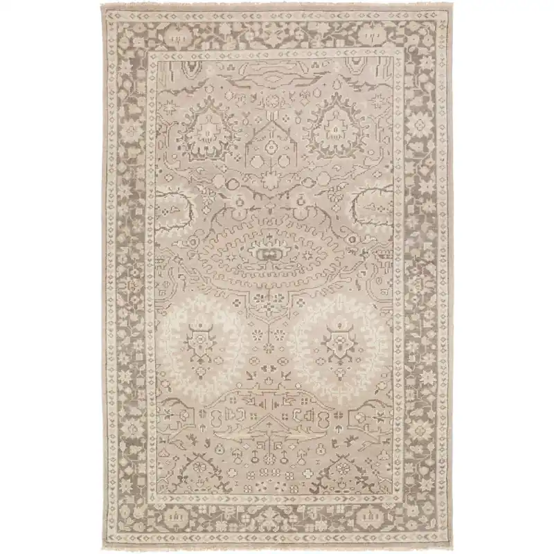 Cappadocia 66 X 42 inch Gray and Brown Area Rug, Wool Fresh Stock