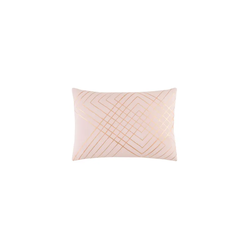 Crescent 19 X 13 inch Blush/Metallic - Copper Pillow Kit Final Sale