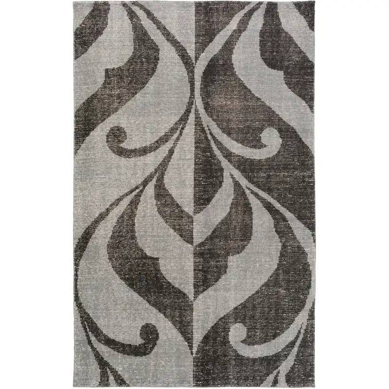 Paradox 36 X 24 inch Black and Gray Area Rug, Wool Buy Online