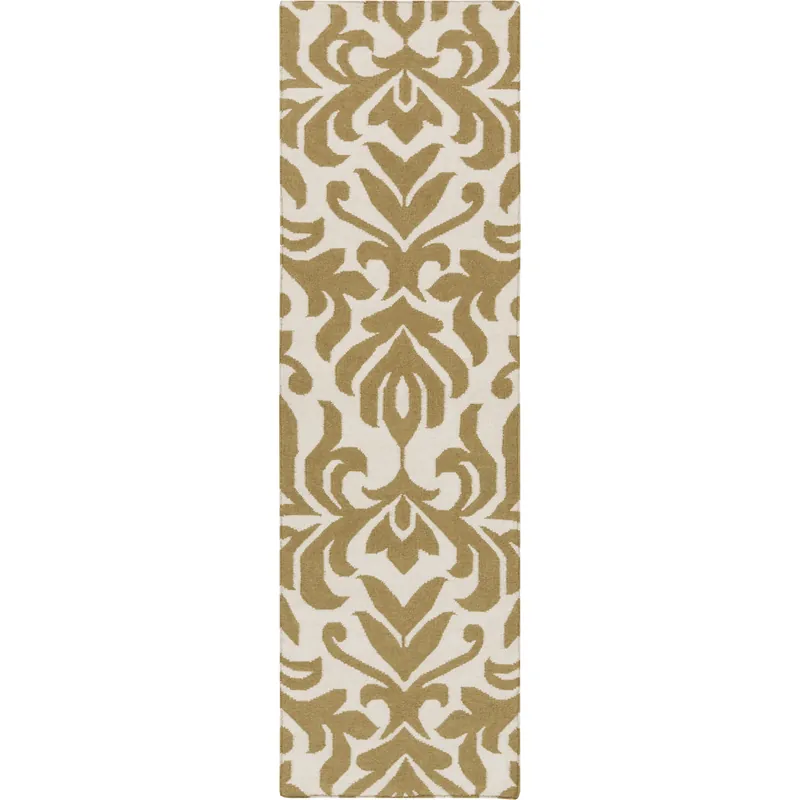 Market Place 96 X 30 inch Camel, Medium Gray Rug Final Sale